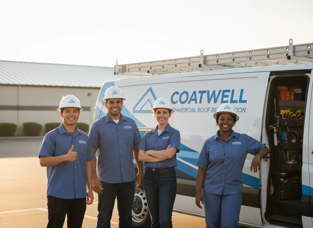 Commercial roof coating company in Hicksville, OH